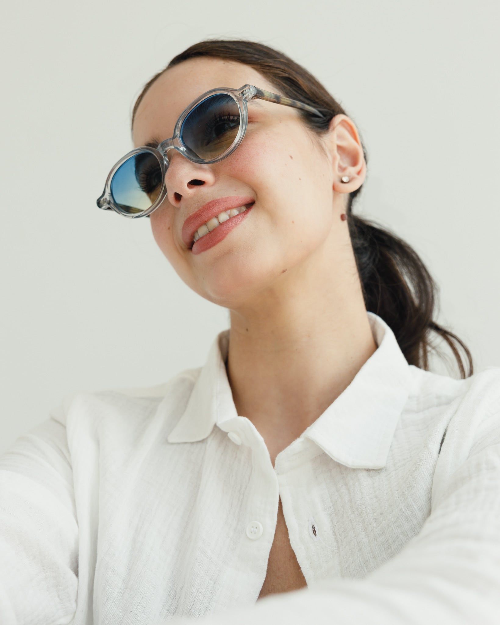 Chocka Frosted Vortex sunglasses, frame view