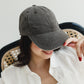 Brown Washed Cap