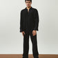 Black Linen Viscose Shirt