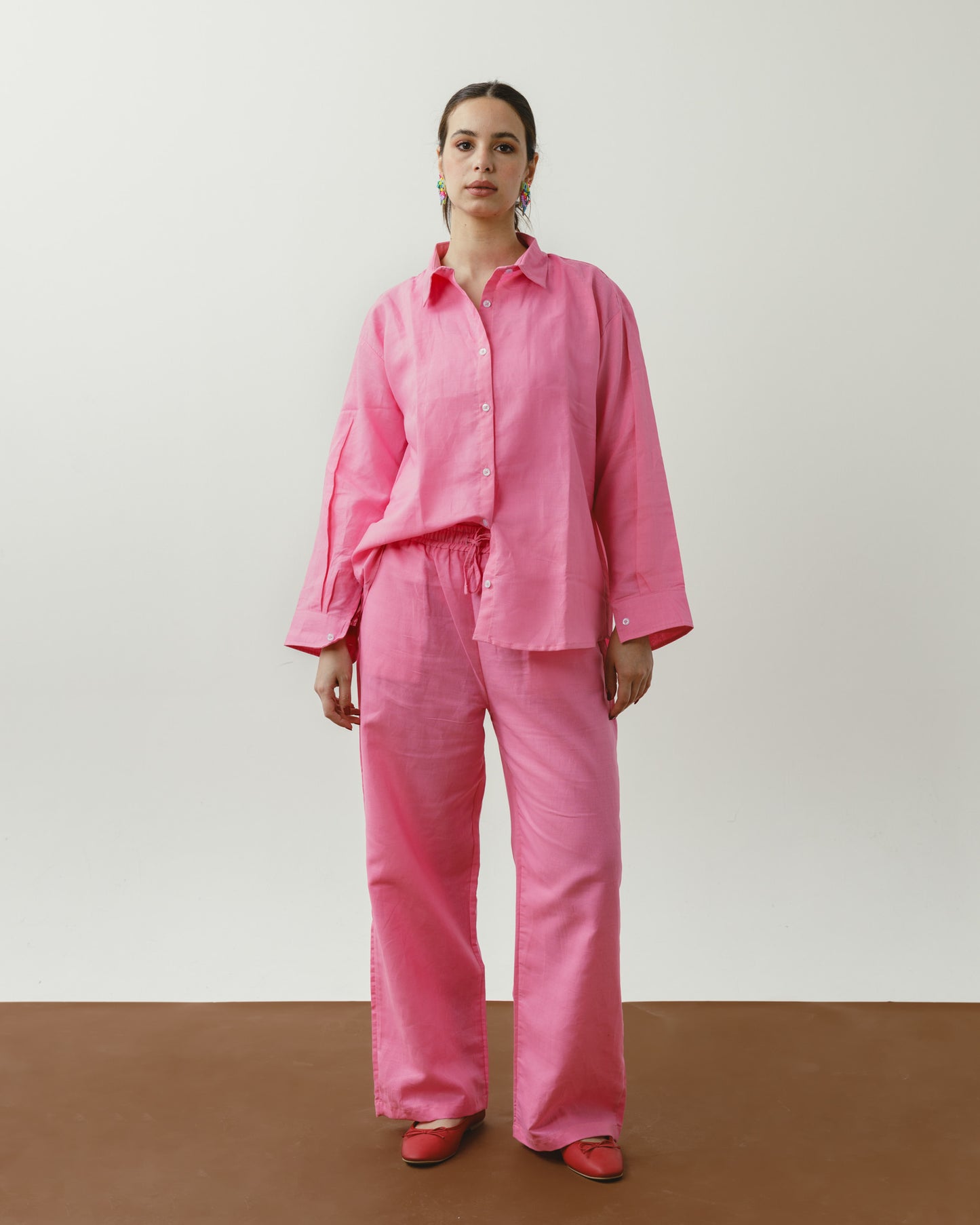 Bubble Gum Linen Set
