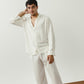 White Linen Viscose Shirt