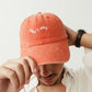 Orange Washed Cap