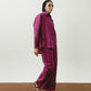 Burgundy Linen Pants