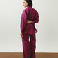 Burgundy Linen Set