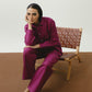 Burgundy Linen Set
