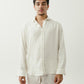White Linen Viscose Shirt