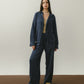 Indigo Blue Crinkle Shirt