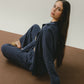 Indigo Blue Crinkle Shirt