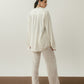 White Linen Viscose Pants