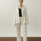 White Linen Viscose Pants