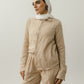 Beige Crinkle Pants
