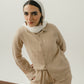 Beige Crinkle Pants
