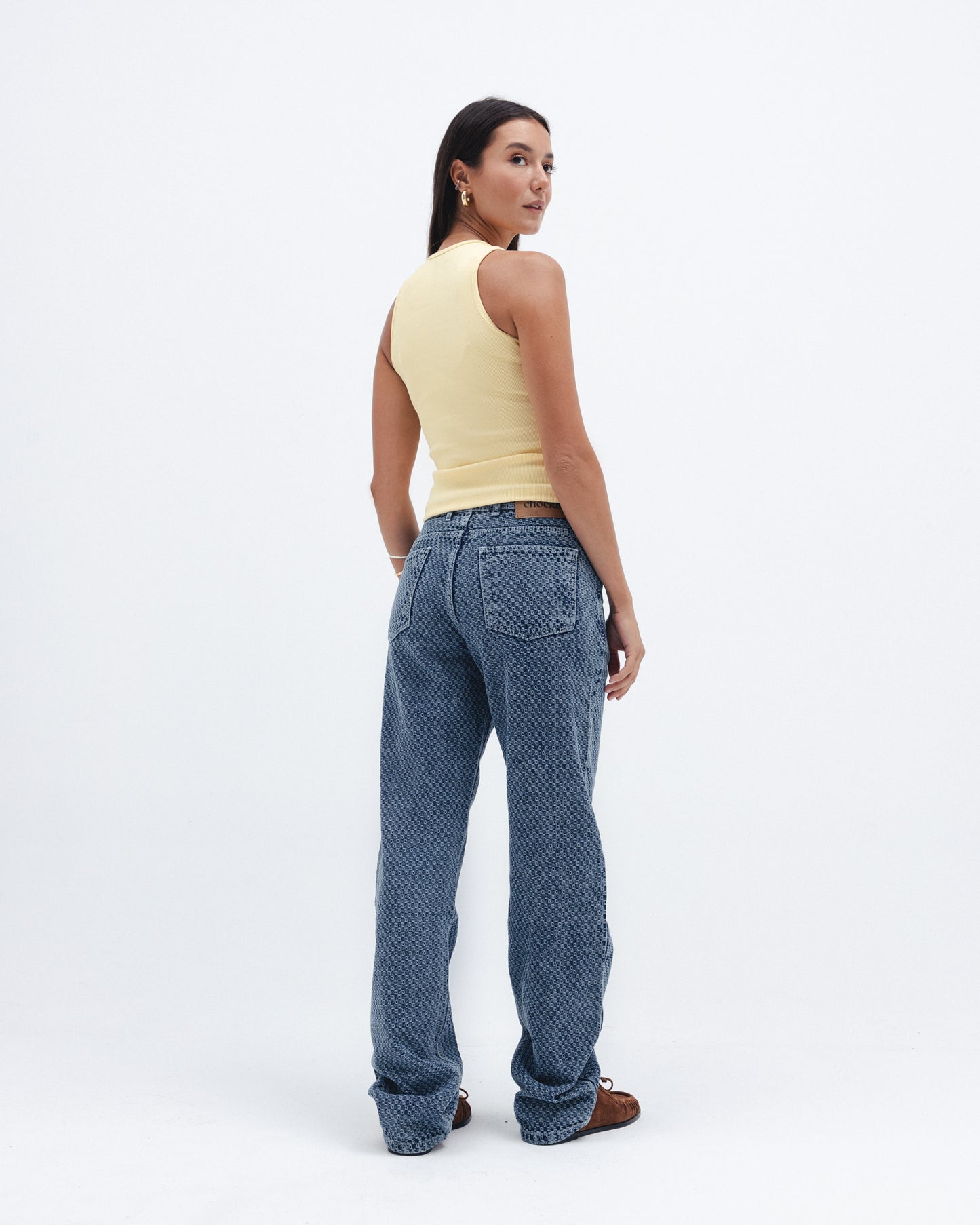 Butter Yellow Ribbed Crewneck Top