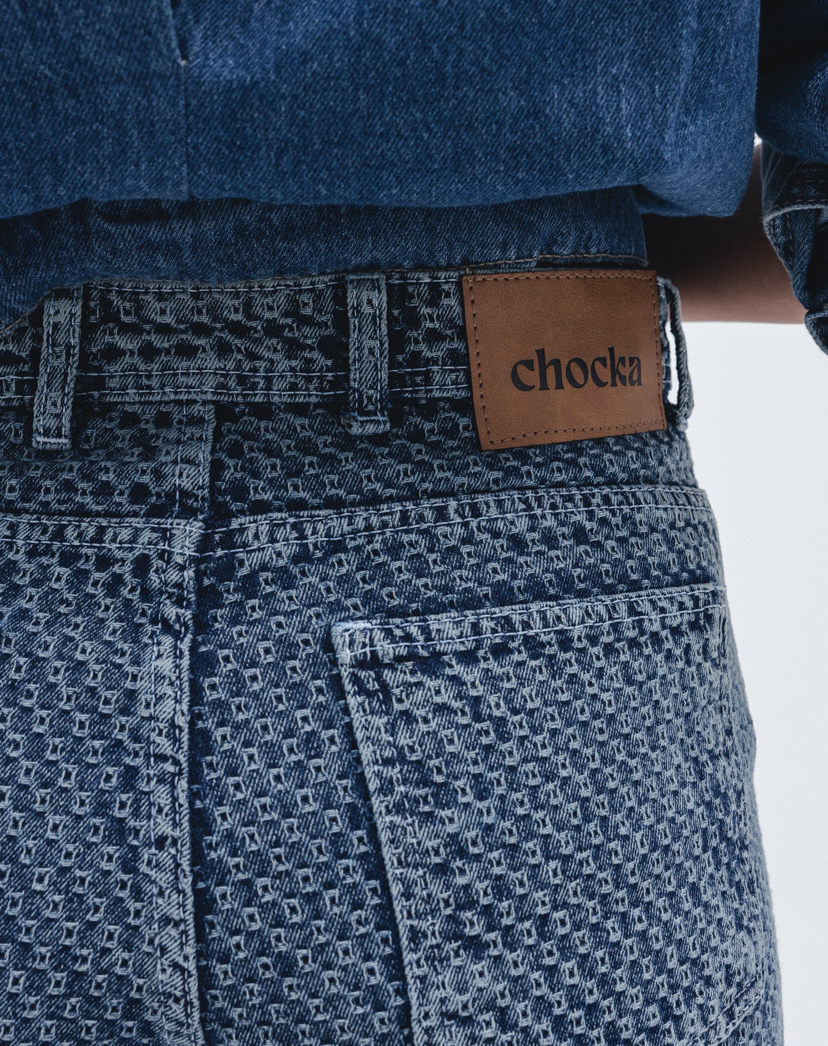 Chocka women's blue jeans fabric and fit