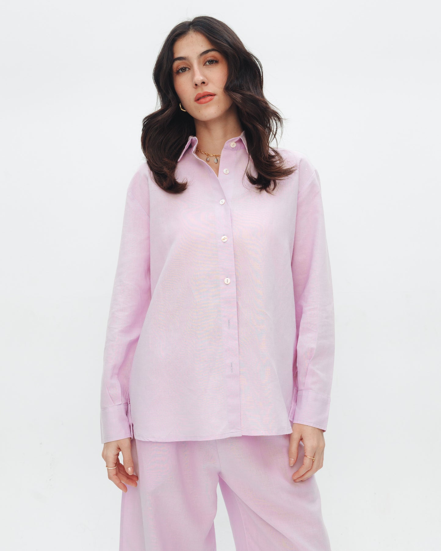 Lilac Linen Set