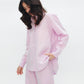 Women's lilac linen shirt by Chocka