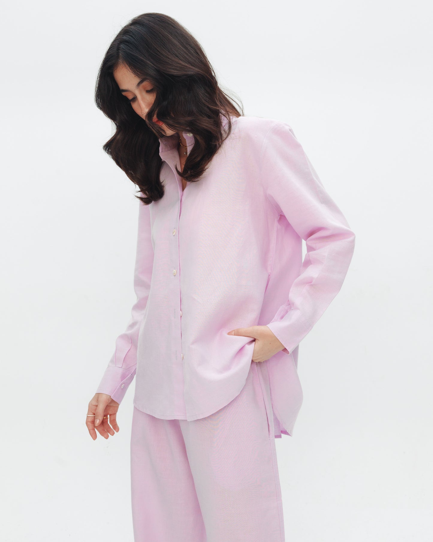 Lilac Linen Set
