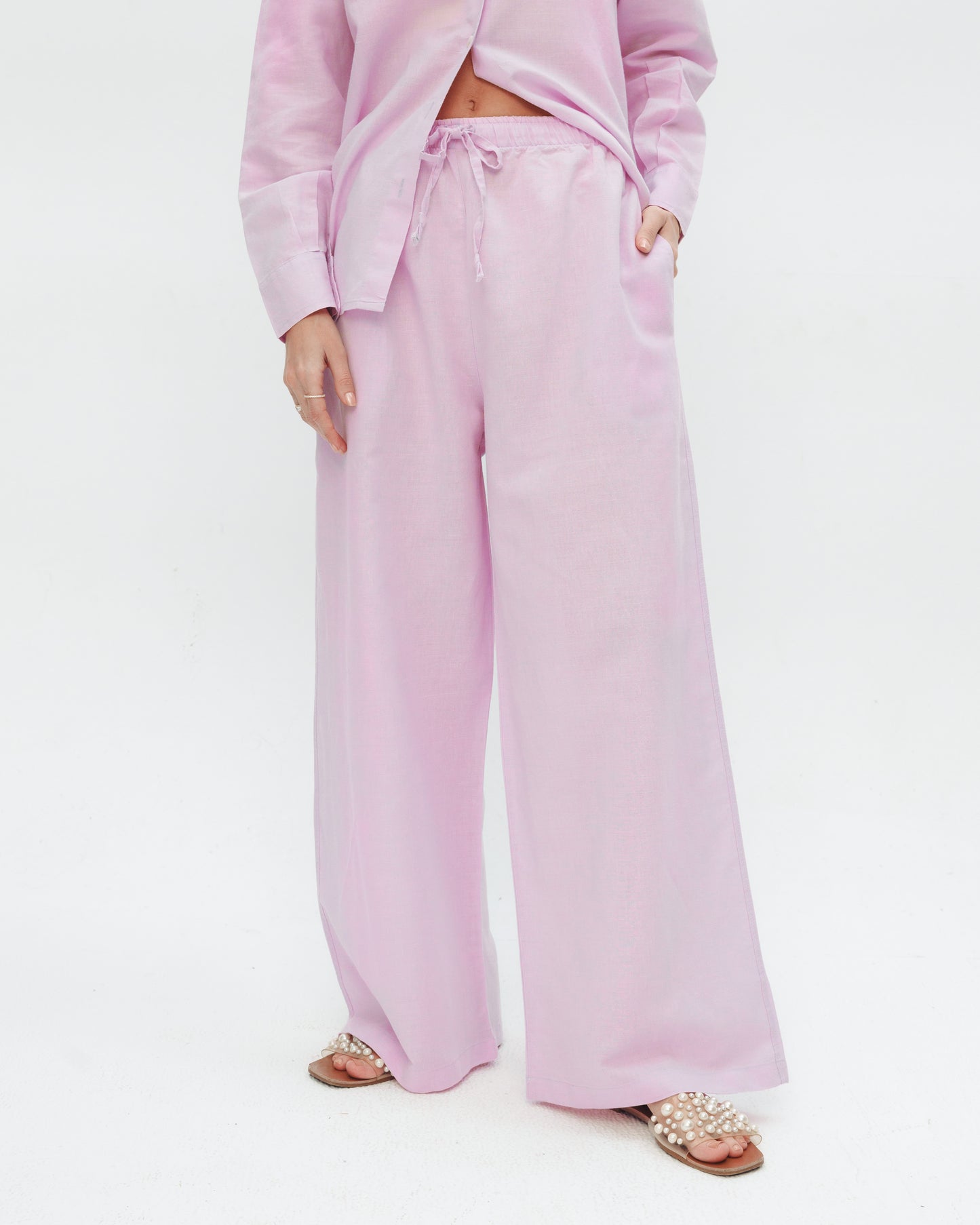Lilac Linen Set