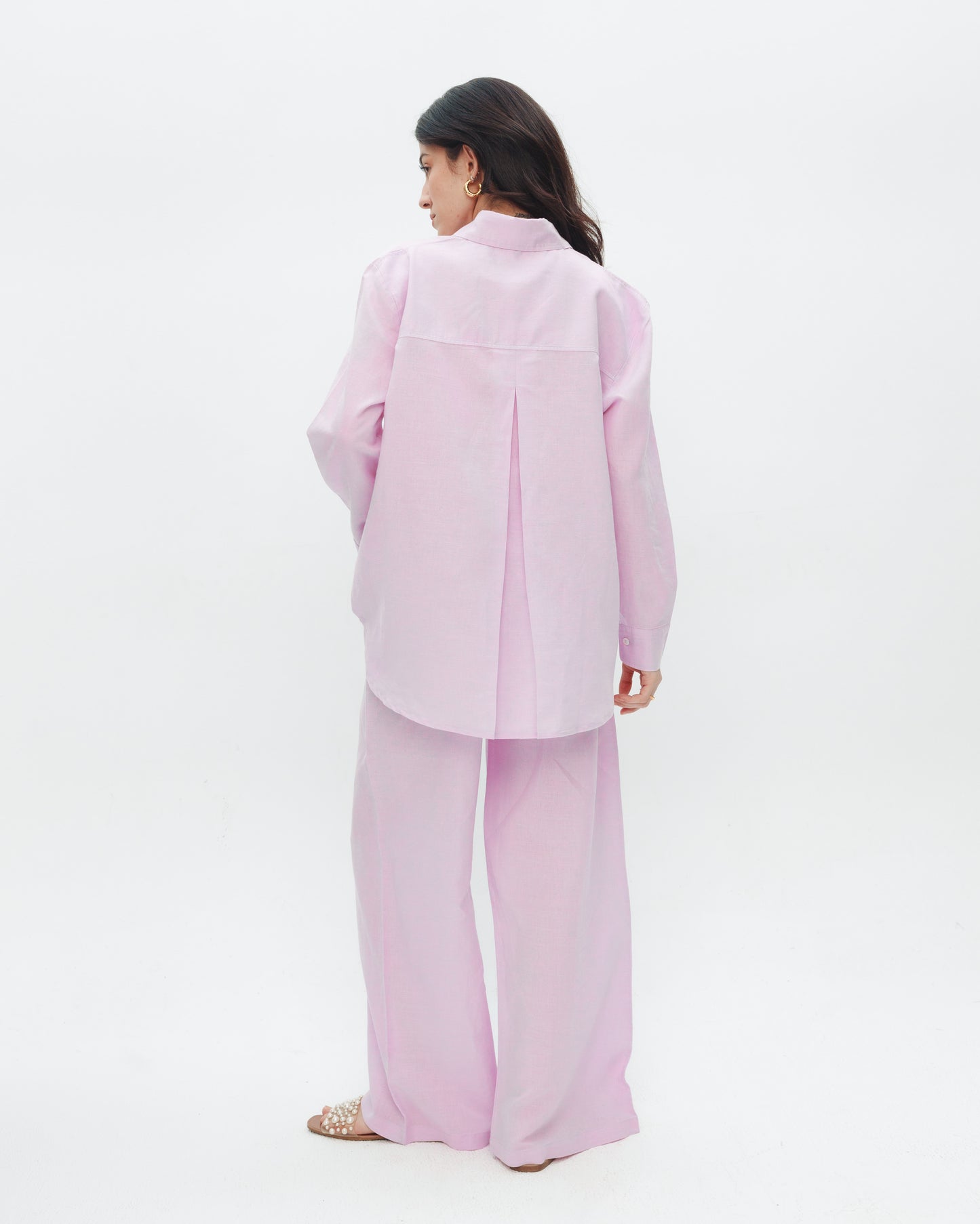 Lilac Linen Set