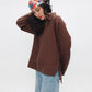 The Linen Blouse — Brown