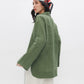 The Linen Blouse — Olive