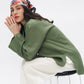 The Linen Blouse — Olive