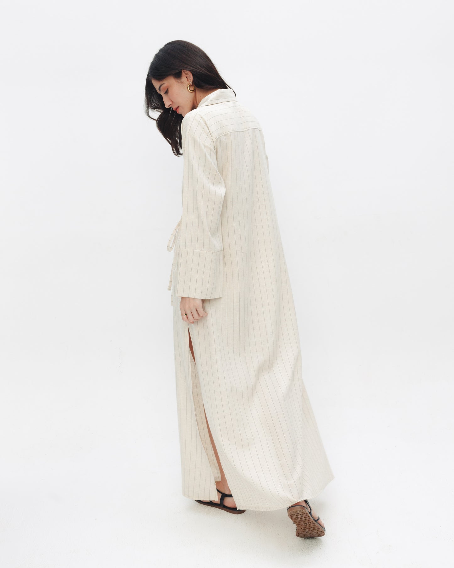 The Wrap Linen Dress