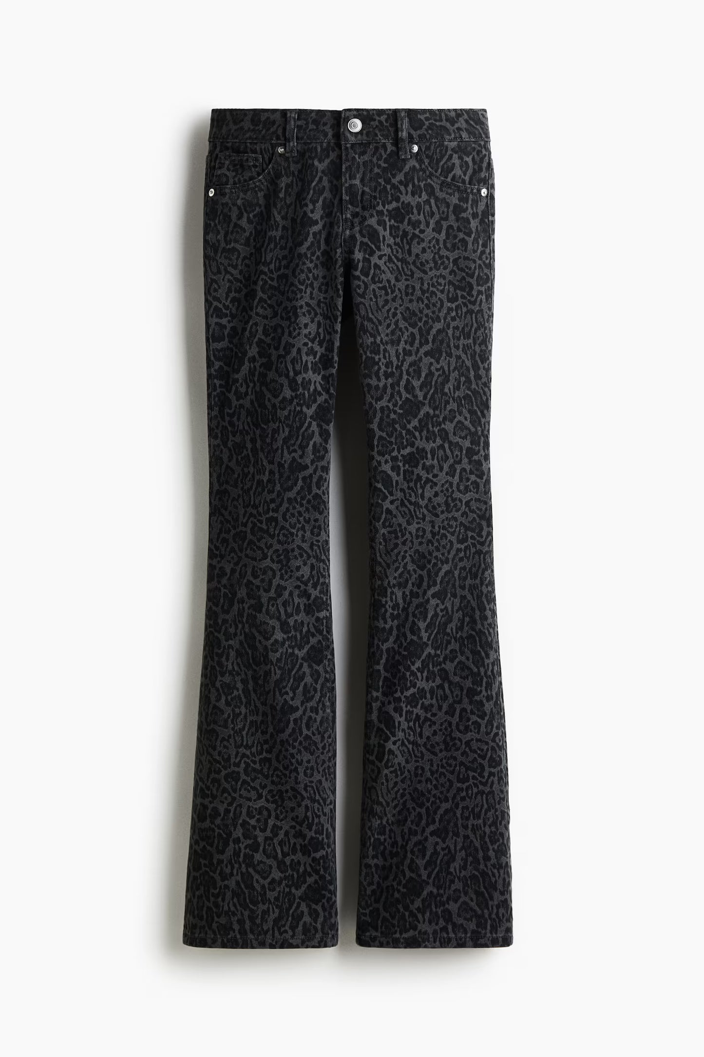 CHEETAH WIDE LEG JEANS