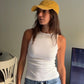 White Crewneck Top Basic