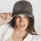 Brown Washed Cap