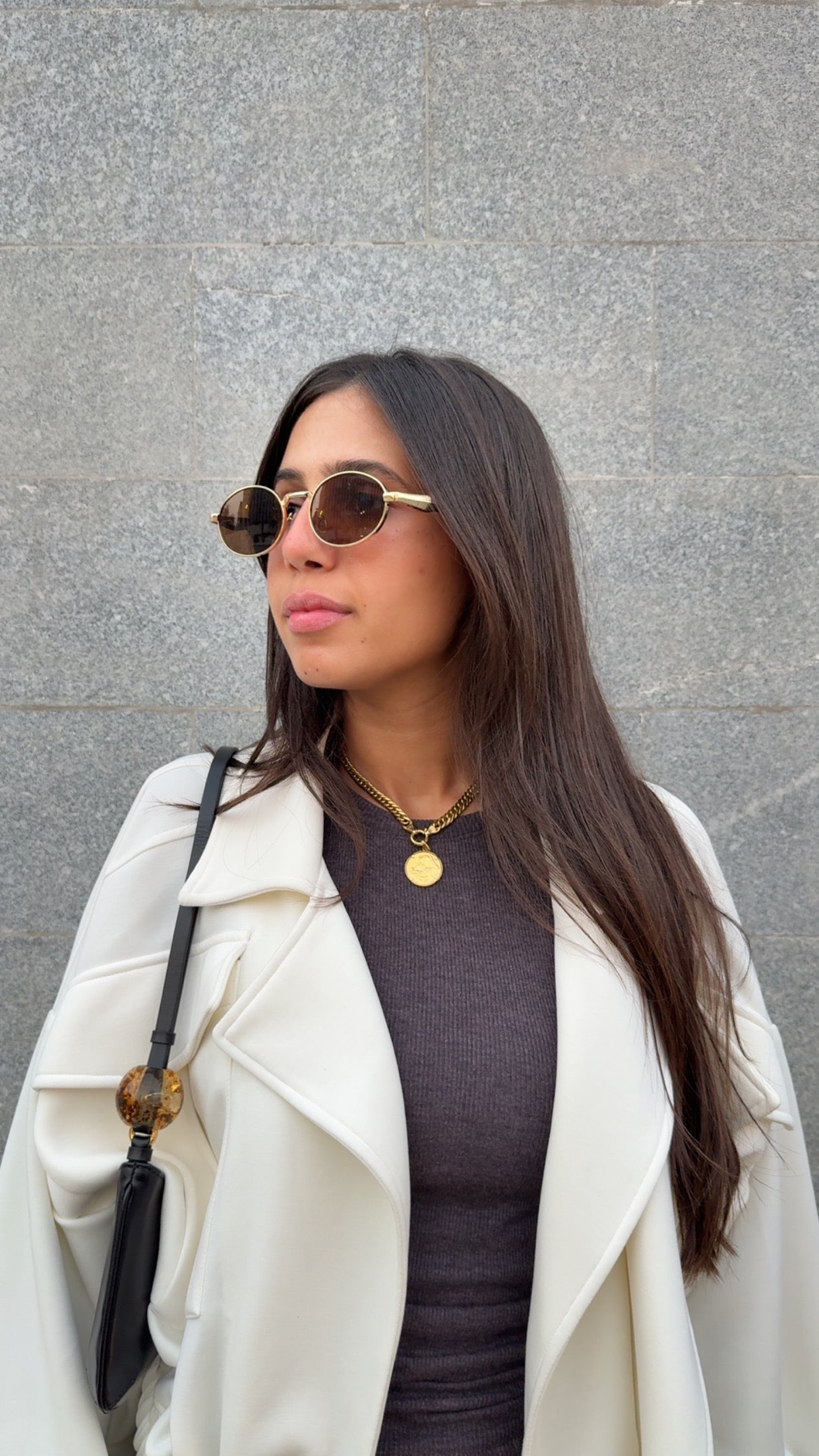 Brown Ribbed Long Sleeve Chocka