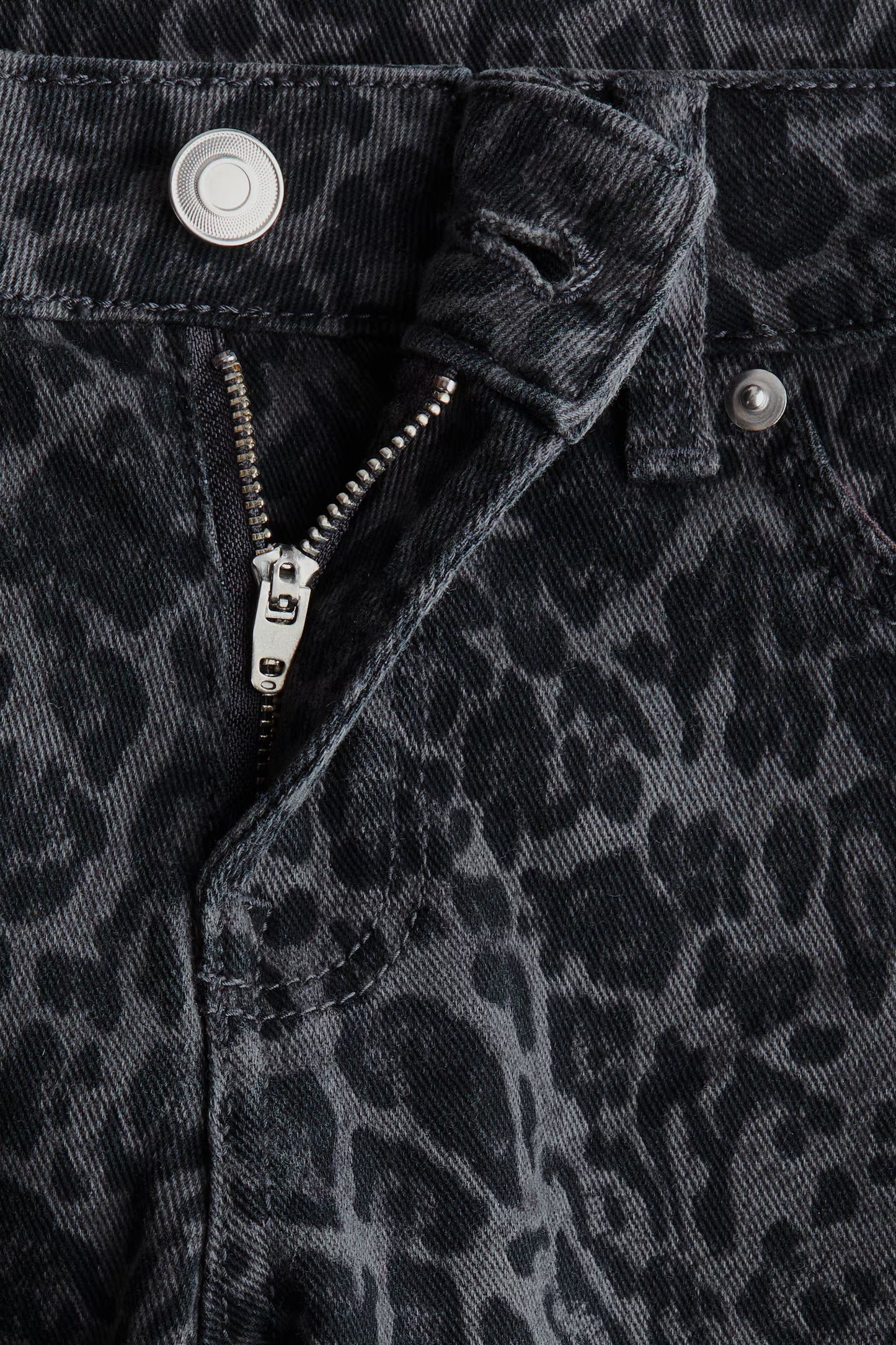 CHEETAH WIDE LEG JEANS